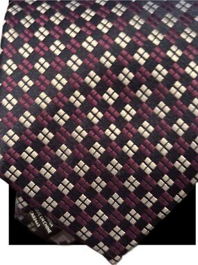 Elegant Purple & Silver Formal Tie